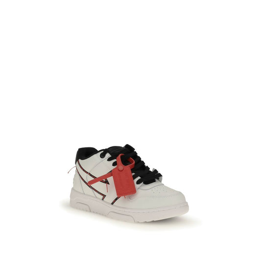 Off-White Weiße Gummisohle Sneakers mit niedrigem Schaft