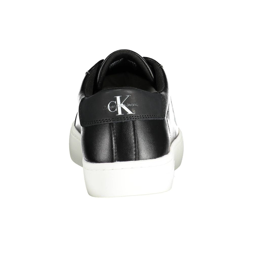 Calvin Klein Black Leather Men Sneaker