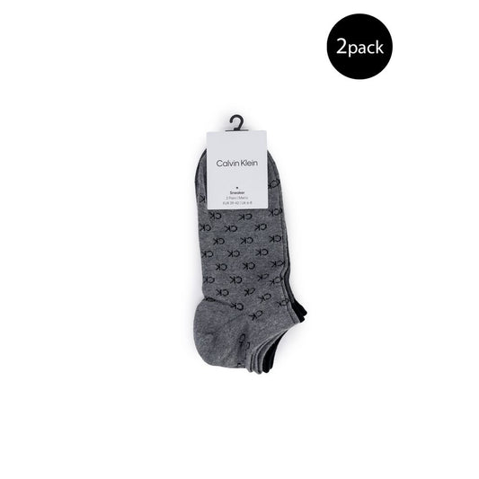 Calvin Klein Graue Socken aus Elastan