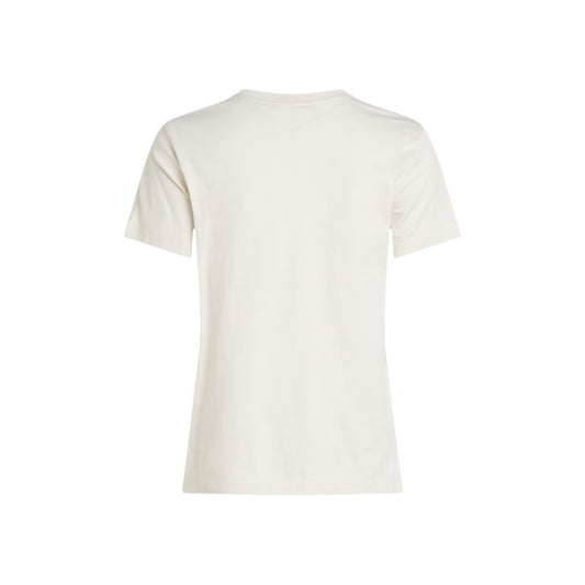 Calvin Klein Jeans Beige T-Shirt aus recycelter Baumwolle