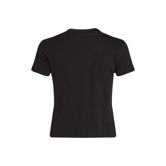 Calvin Klein Jeans Schwarzes T-Shirt aus recycelter Baumwolle