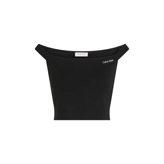 Calvin Klein Jeans Schwarzes Viskose-Top