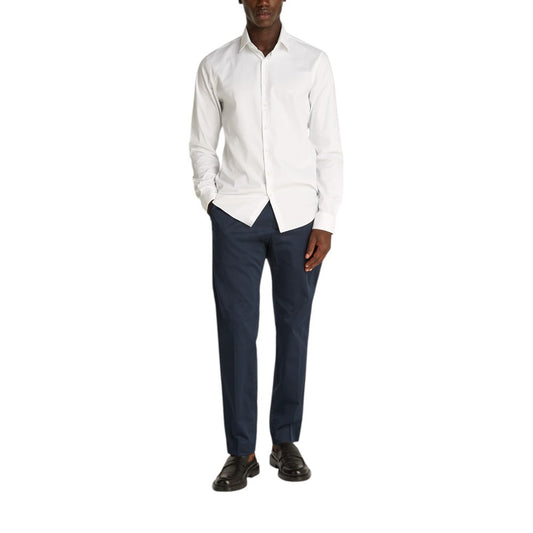 Calvin Klein Weißes Baumwollhemd