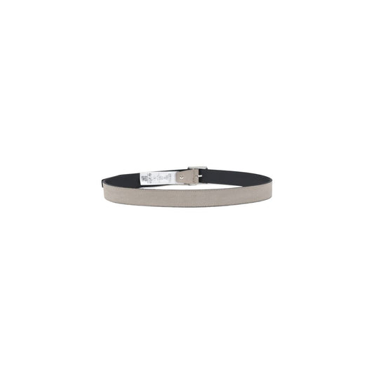 Antony Morato Gray Leather Regular Belt
