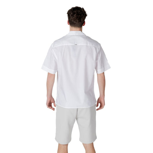 Antony Morato White Lyocell Shortsleeve Shirt