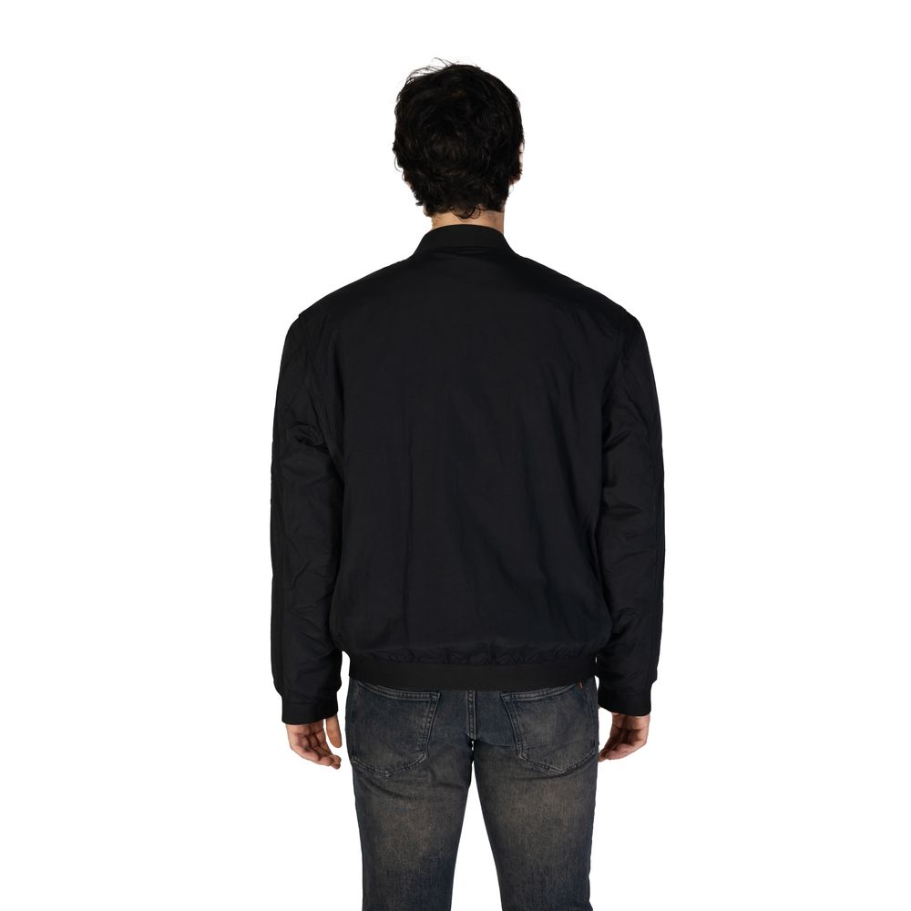 Hugo Boss Schwarze Polyamid-Jacken &