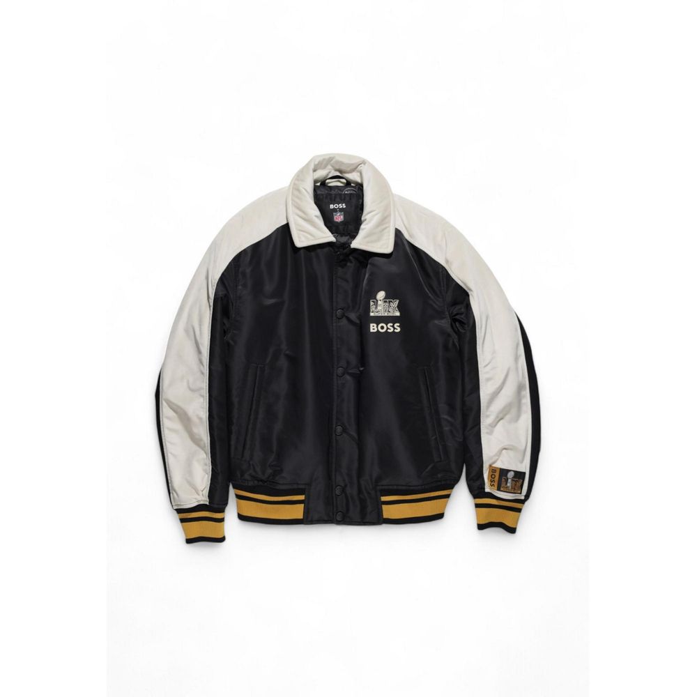 Hugo Boss Schwarze Polyamid-Jacken &