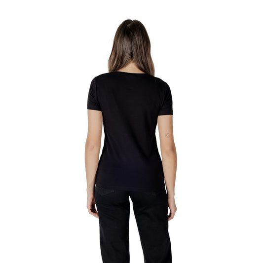 EA7 Emporio Armani Black Cotton Sportswear
