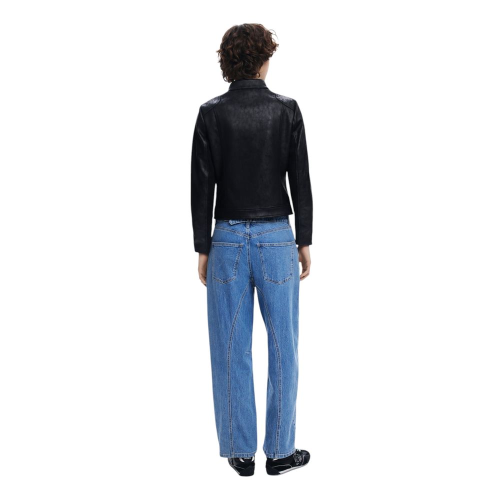Desigual Schwarze Polyesterjacken &