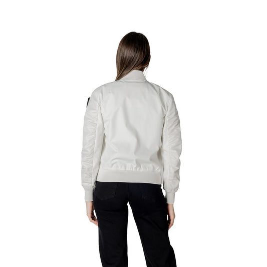 Blauer White Polyamide Bomber