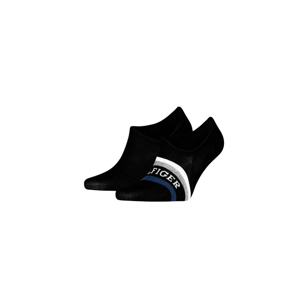 Tommy Hilfiger Schwarze Baumwollsocke