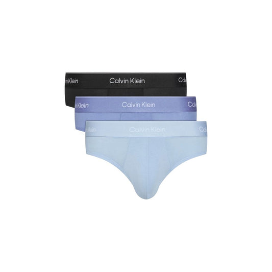 Calvin Klein Underwear Blaue Baumwoll-Slips