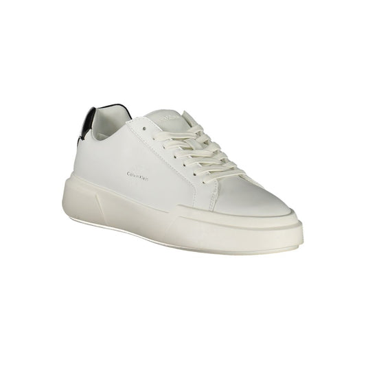 Calvin Klein Weißes Leder Damen Sneaker