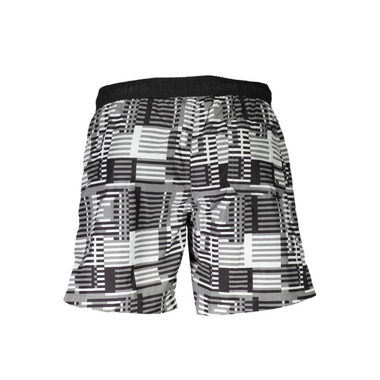 Karl Lagerfeld Nero Polyester Men's Swim Boxer
