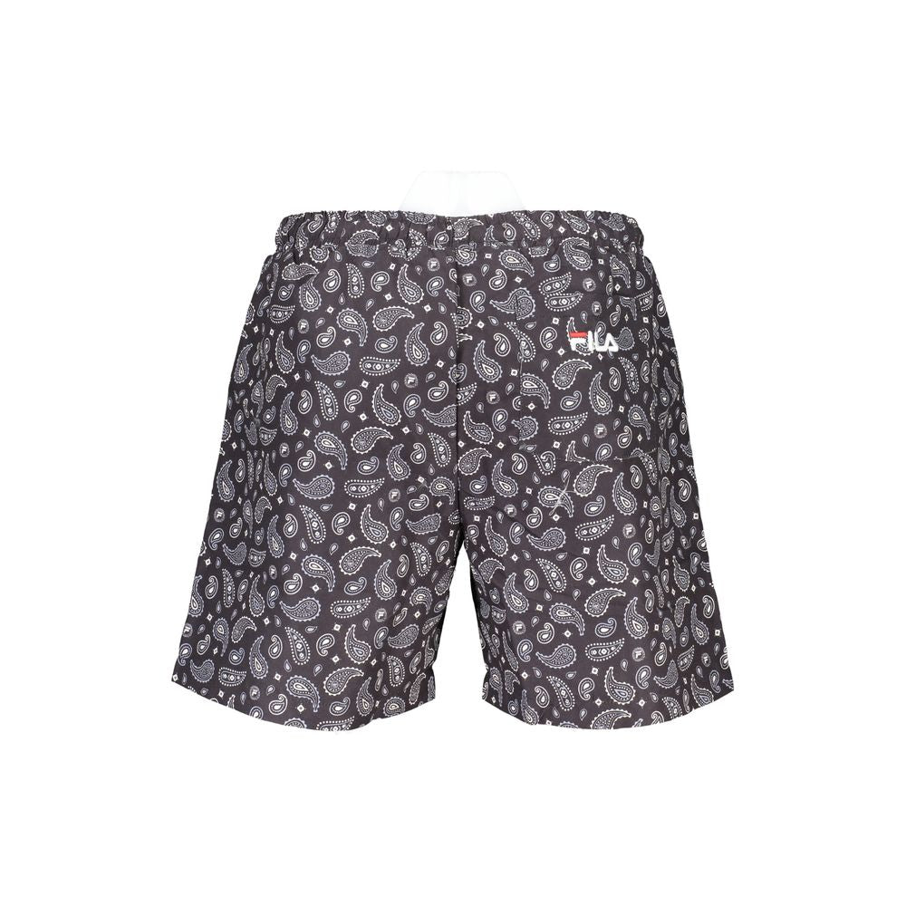 Fila Black Polyester Shorts
