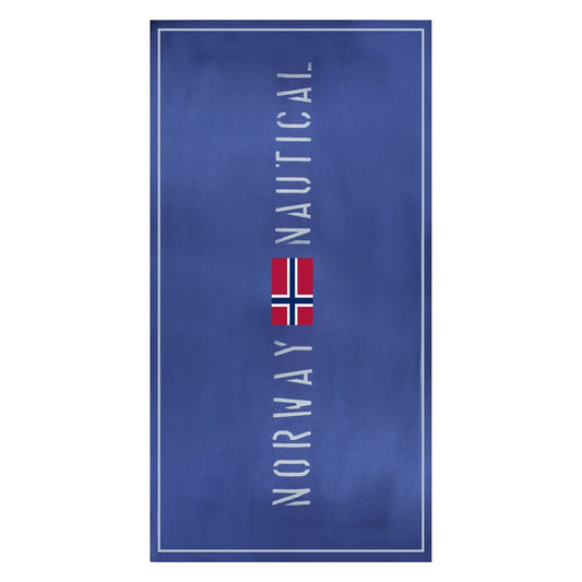 Norway 1963 Blue Polyester Women Beach Towel