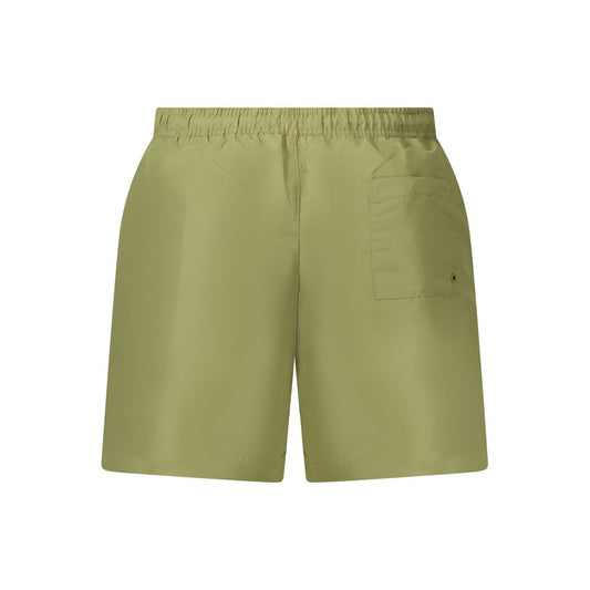 Calvin Klein Verde Polyester Men's Swim Boxer
