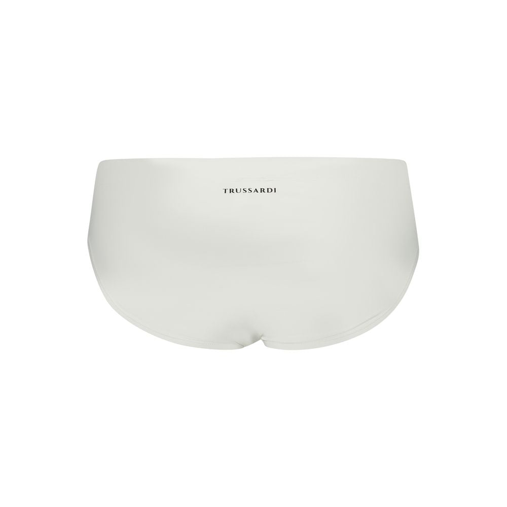 Trussardi White Polyamide Men's Swim Briefs