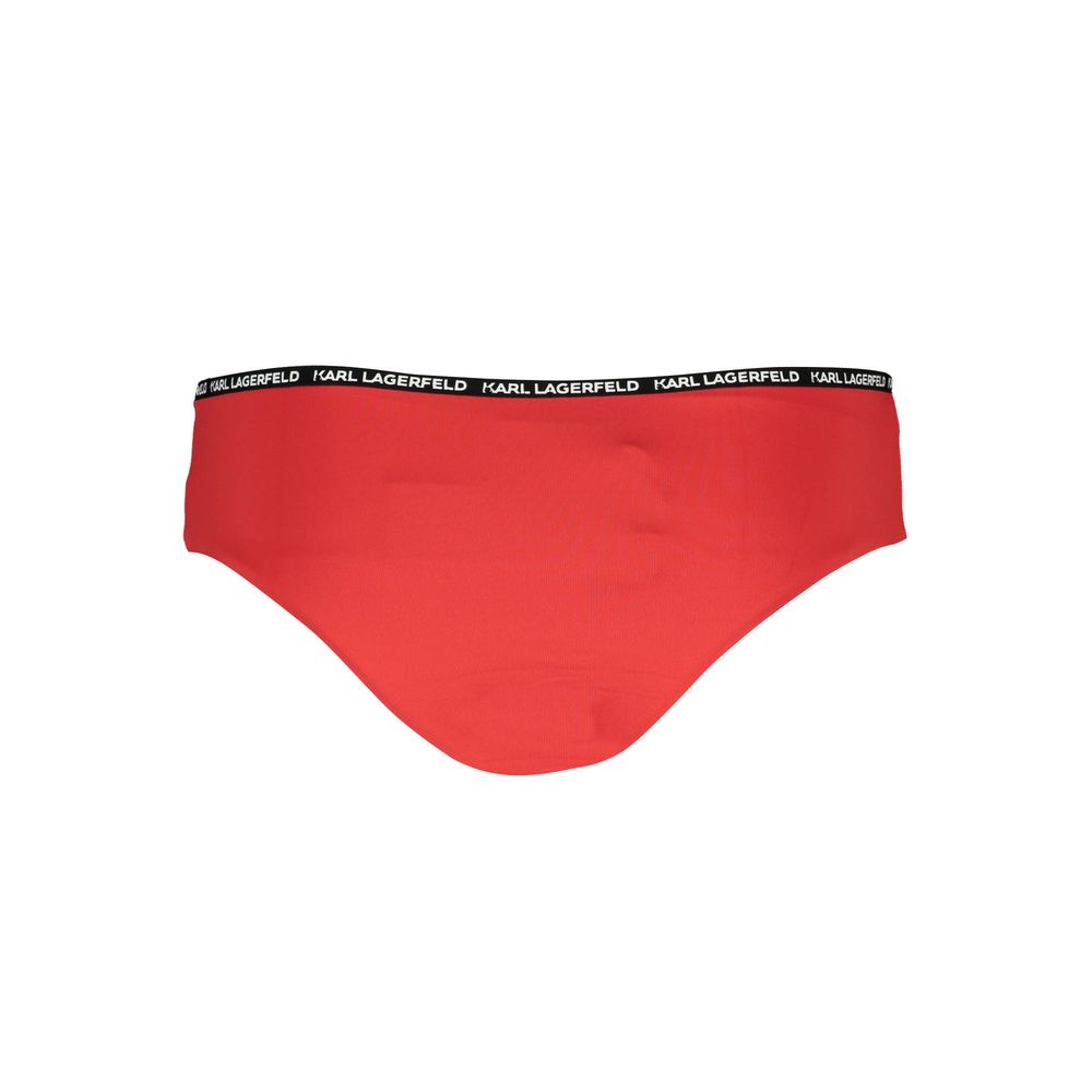 Karl Lagerfeld Rosso Poliammide Women Swim Brief