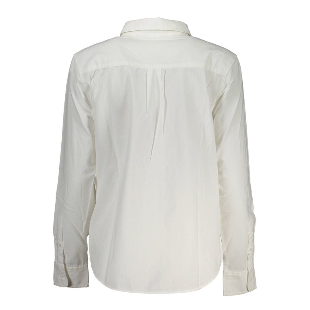 Levi's White Cotton Women Shirt