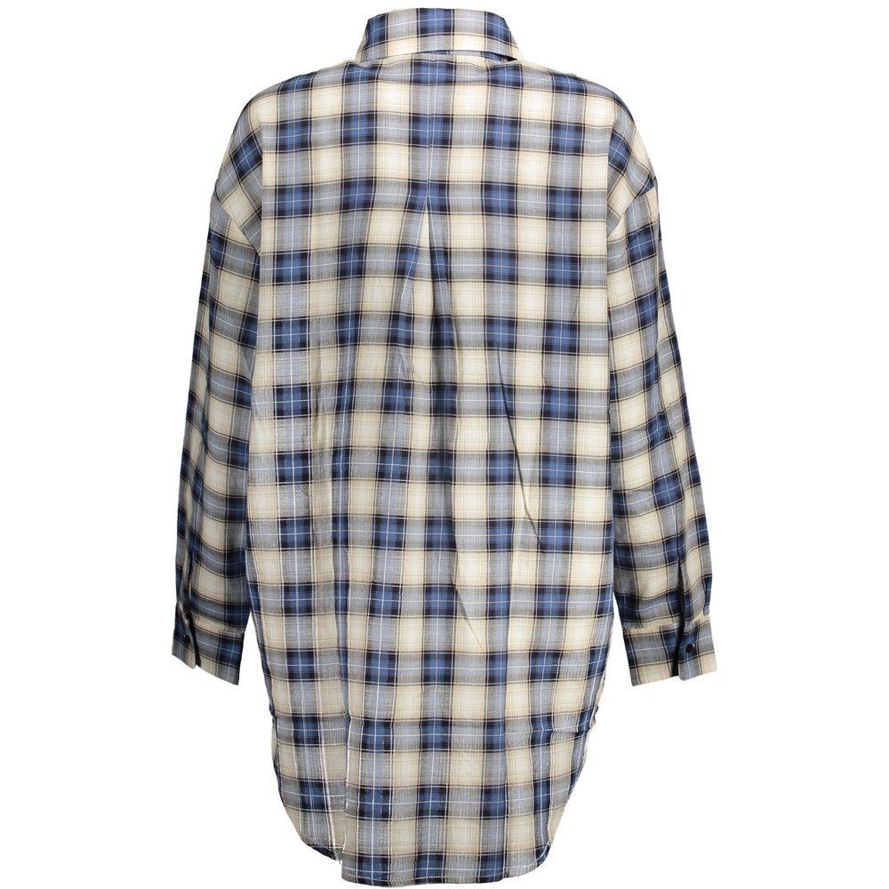 Desigual Blu Cotton Women Shirt