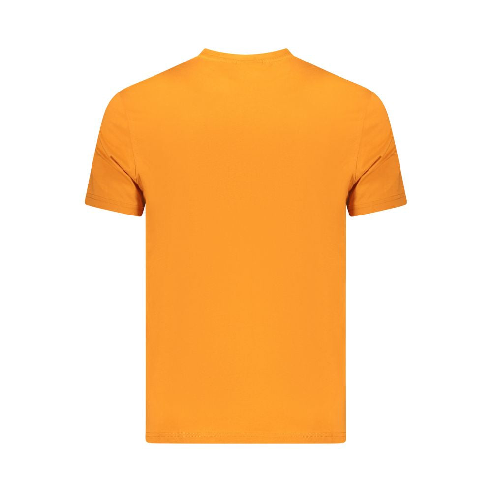 Napapijri Orange Cotton Men T-Shirt
