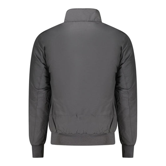 North Sails Black Polyester Men's Bomber Jacket