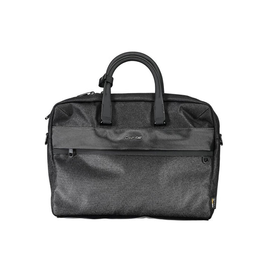 Calvin Klein Schwarze Polyester Handtasche