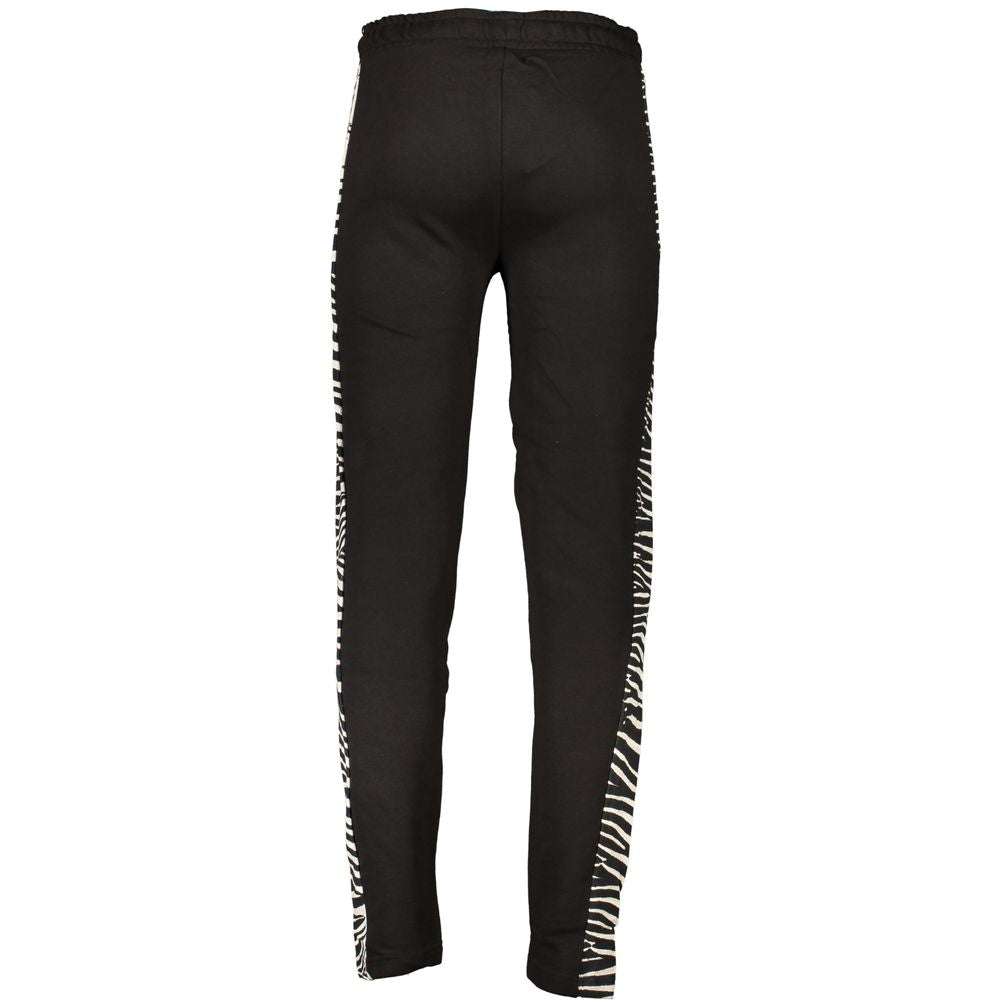 Cavalli Class Black Cotton Joggers (Workout Pants)