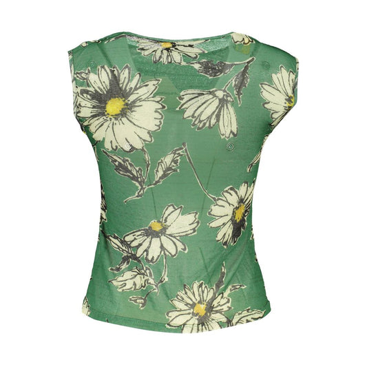 Desigual Green Polyester Tank Tops