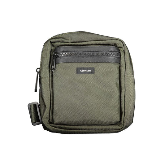 Calvin Klein Grüne Polyester-Handtasche