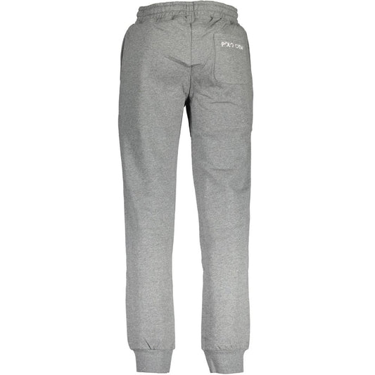 La Martina Gray Cotton Men's Sweatpants