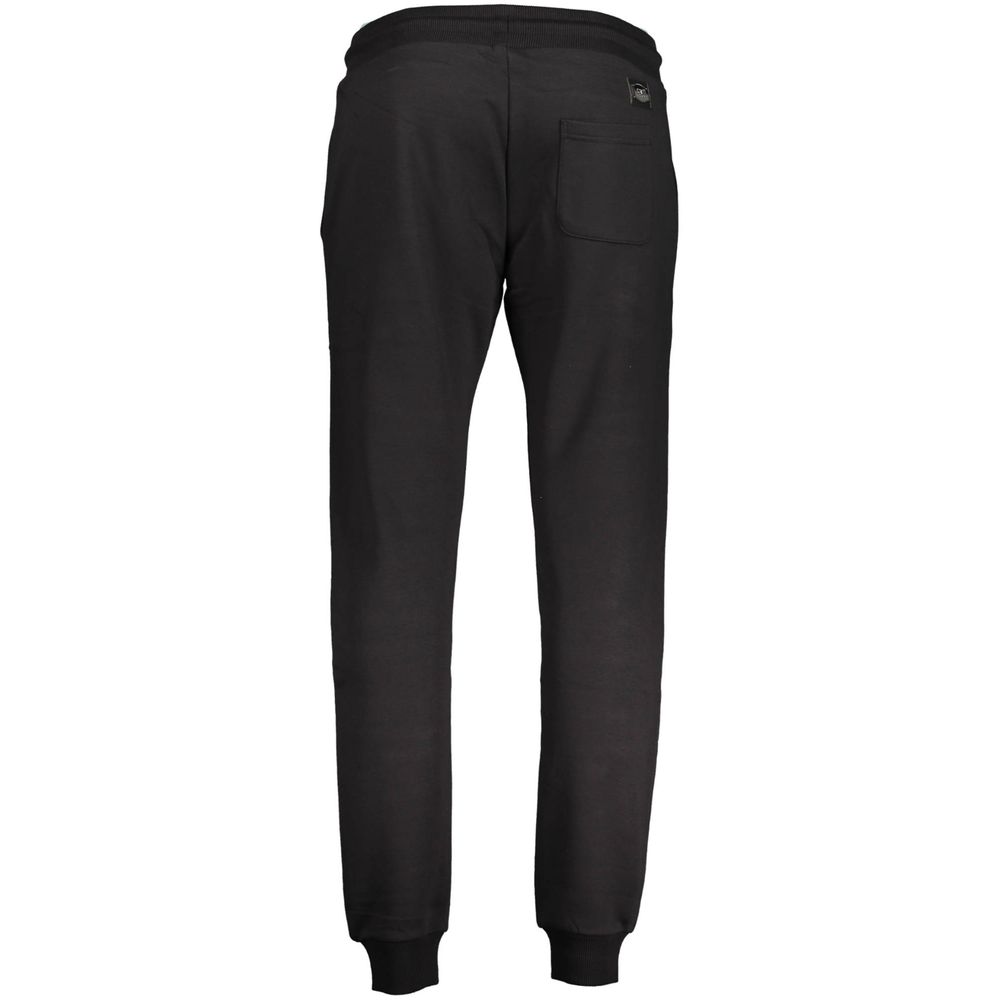 Cavalli Class Black Cotton Men's Sweatpant