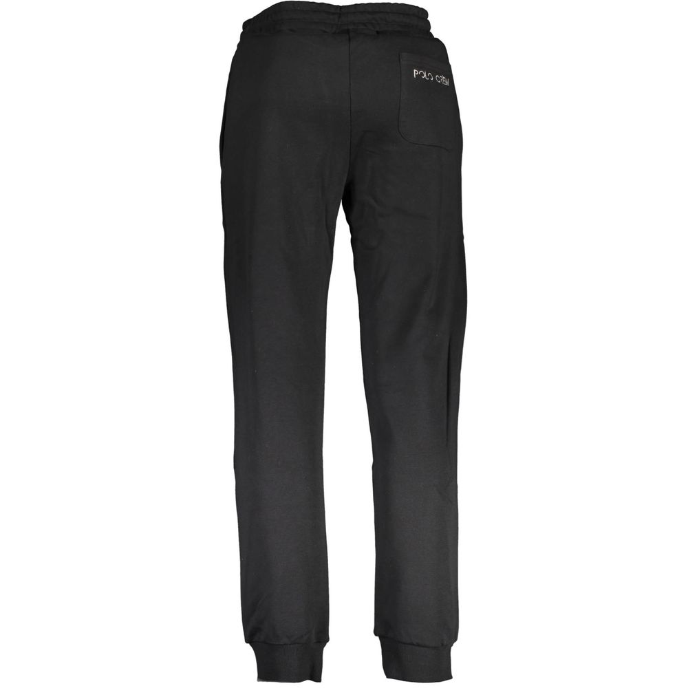 La Martina Black Cotton Men's Sweatpants