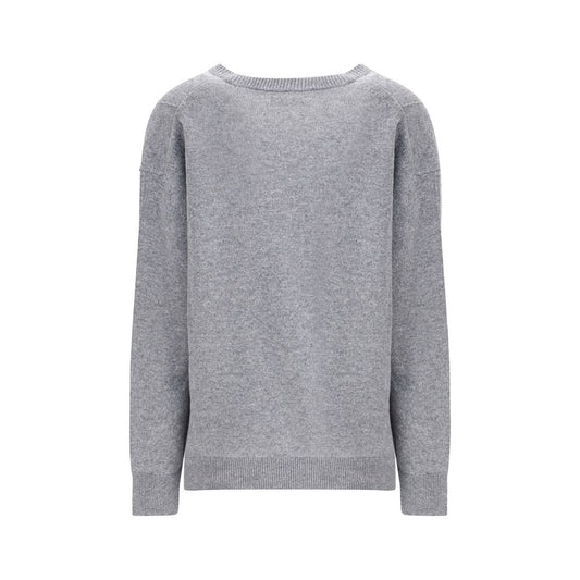 Jil Sander Gray Wool Sweatshirt