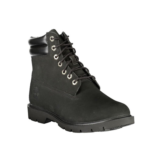 Timberland Black Leather Men's Ankle Boot