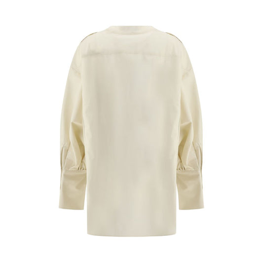 The Latest Cream Cotton Blouse