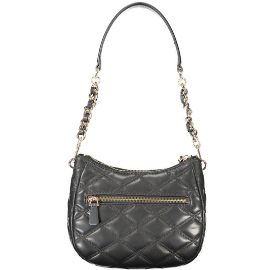 Guess Jeans Nero Poliuretano Women Handbag
