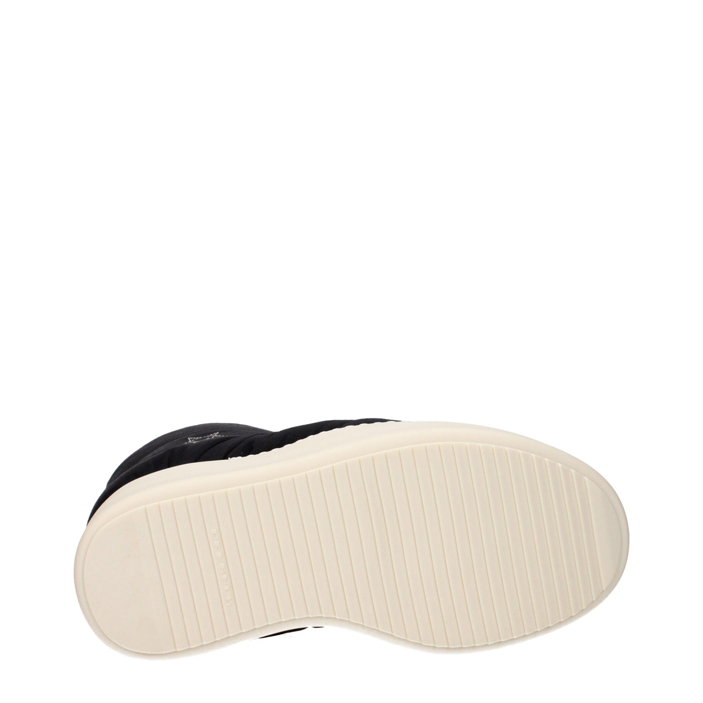 Rick Owens Black Fabric Ankle Boots