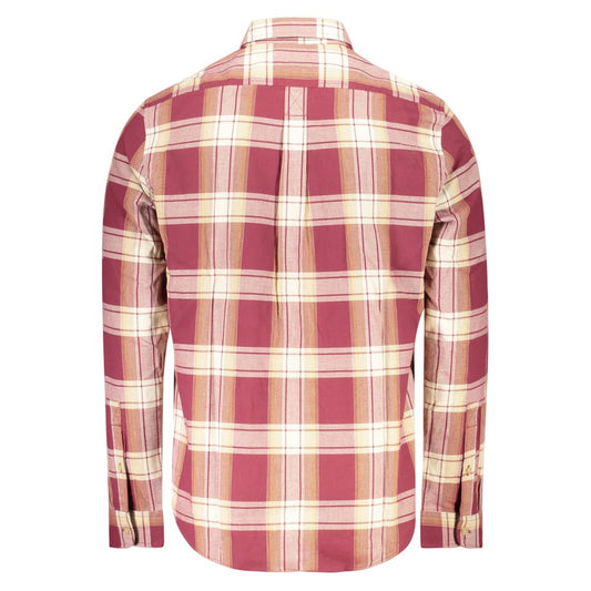 Timberland Red Cotton Men Shirt