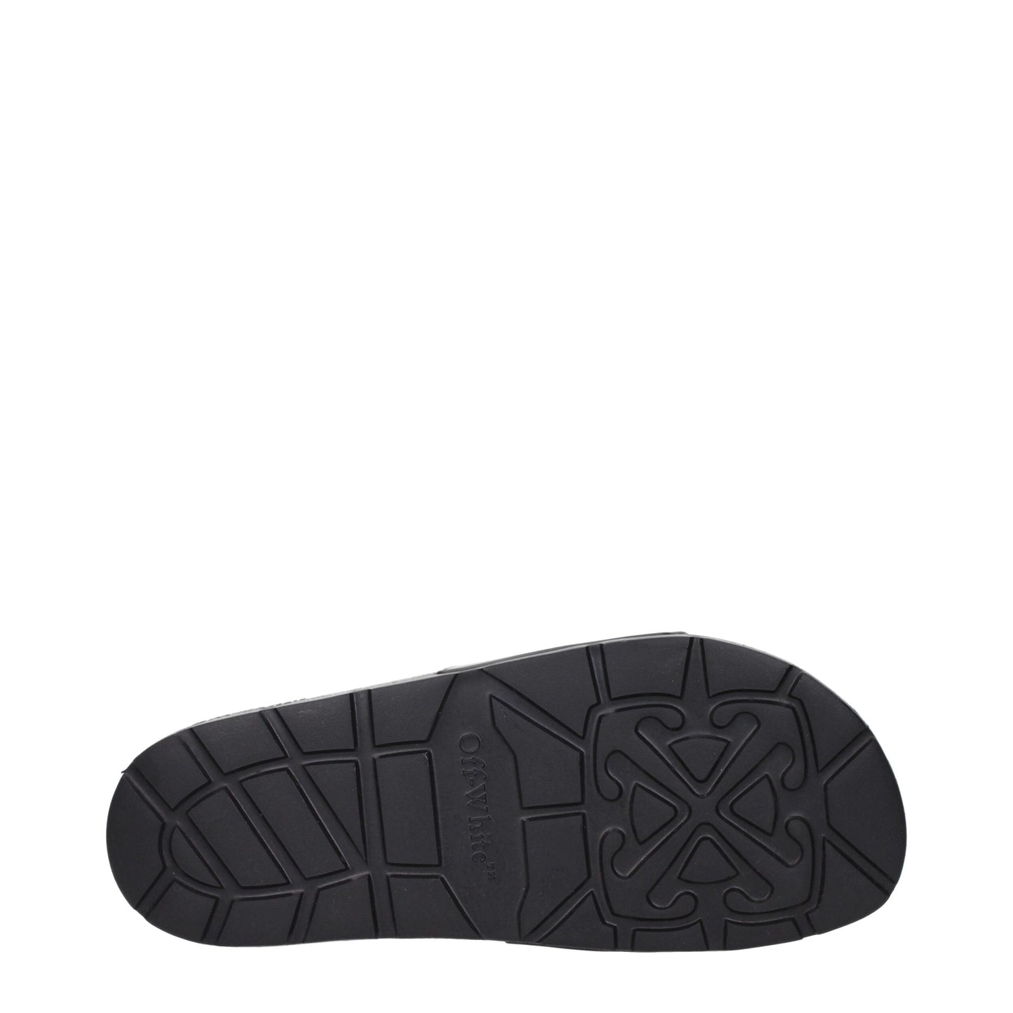 Off-White Schwarz Baumwolle Hausschuhe Sandalen