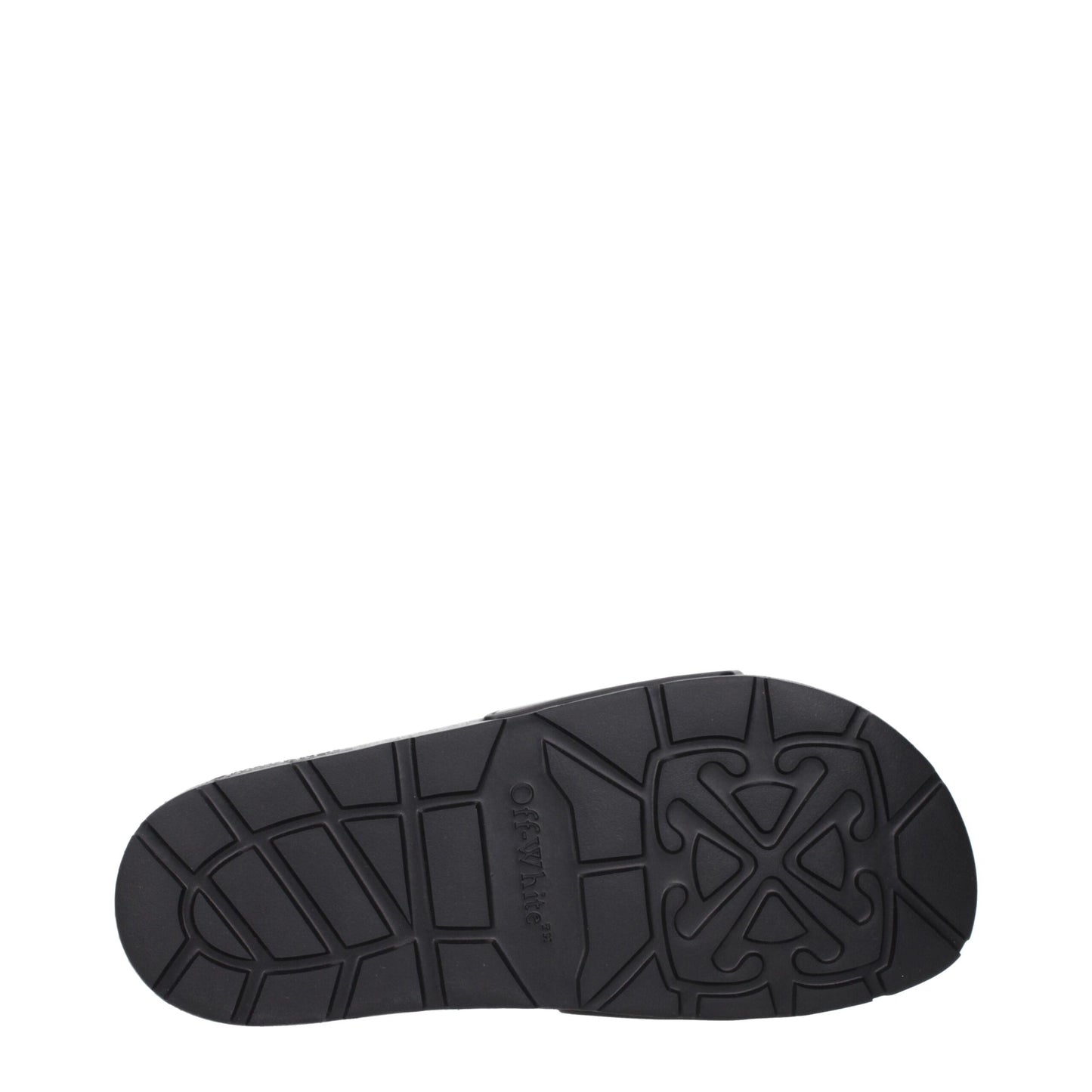 Off-White Schwarz Baumwolle Hausschuhe Sandalen
