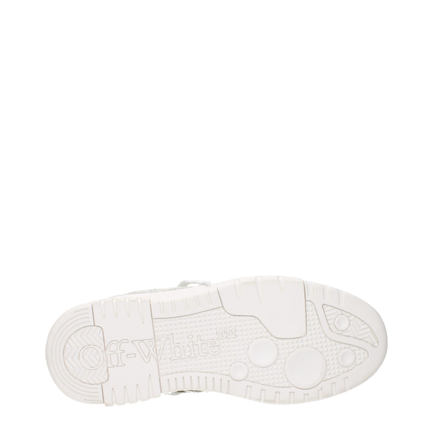 Off-White Beige Leder Low Tops