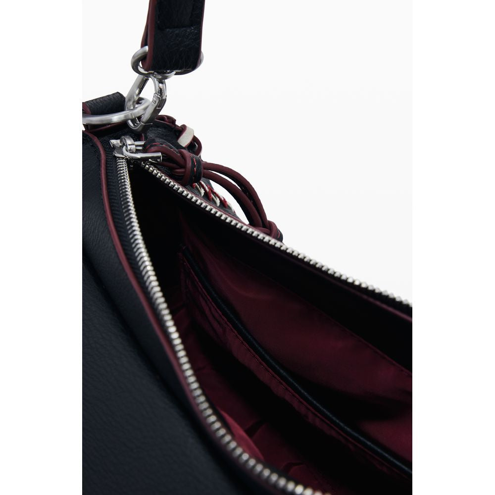 Desigual Schwarz Polyethylen Frauen Handtasche