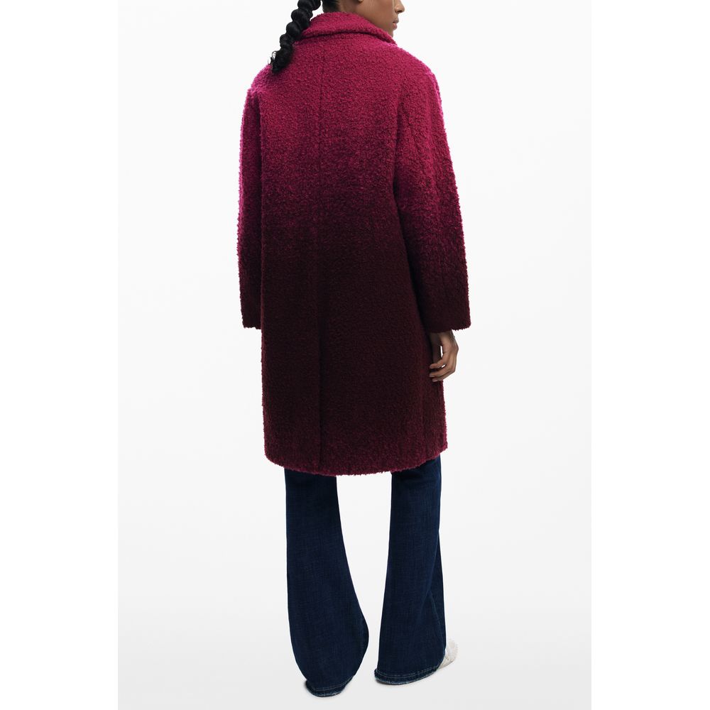 Desigual Rosa Wollmantel für Frauen