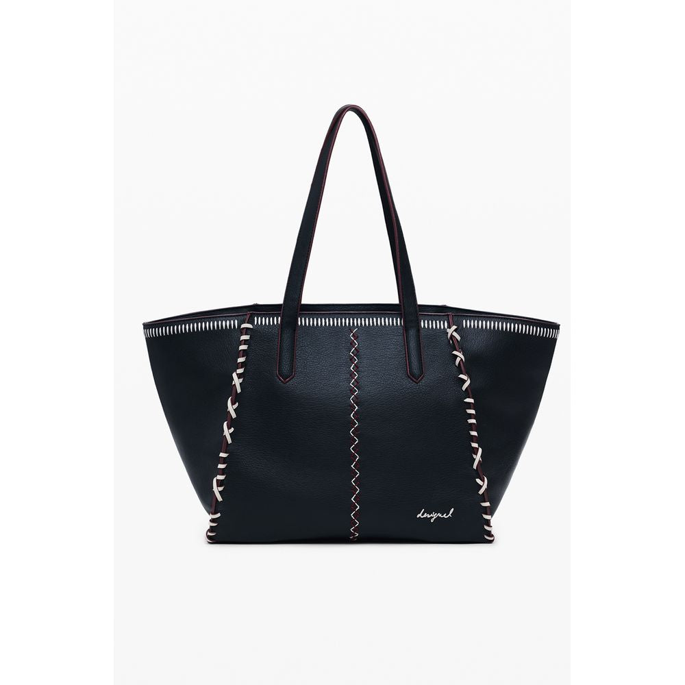 Desigual Schwarz Polyethylen Frauen Handtasche