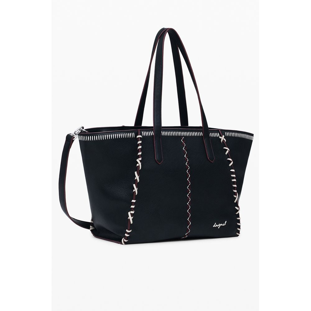 Desigual Schwarz Polyethylen Frauen Handtasche
