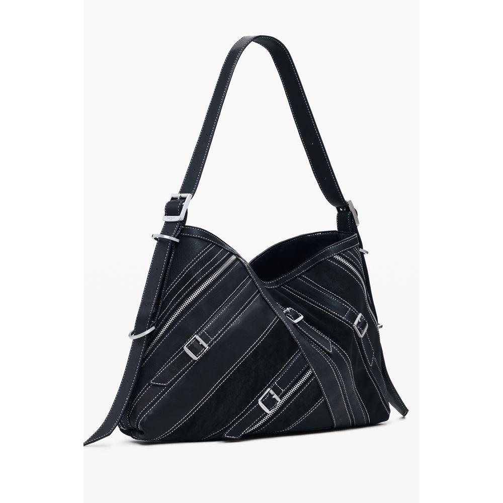 Desigual Schwarz Polyethylen Frauen Handtasche