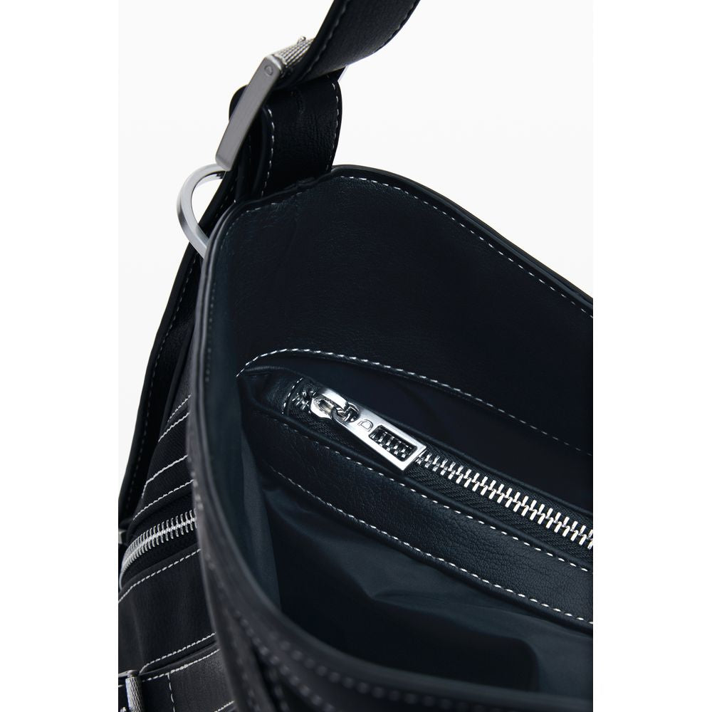 Desigual Schwarz Polyethylen Frauen Handtasche