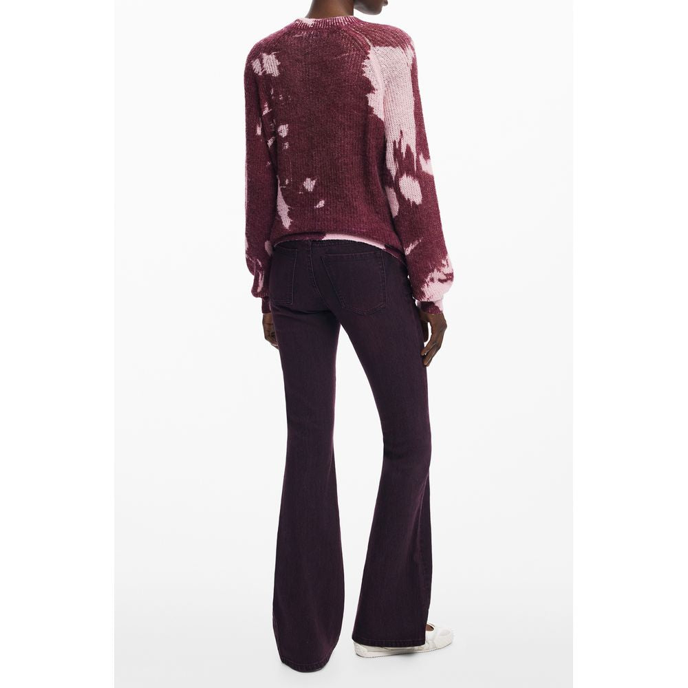 Desigual Rosa Pullover aus Wolle für Frauen